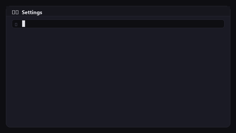 VS Code settings — OzBridge options